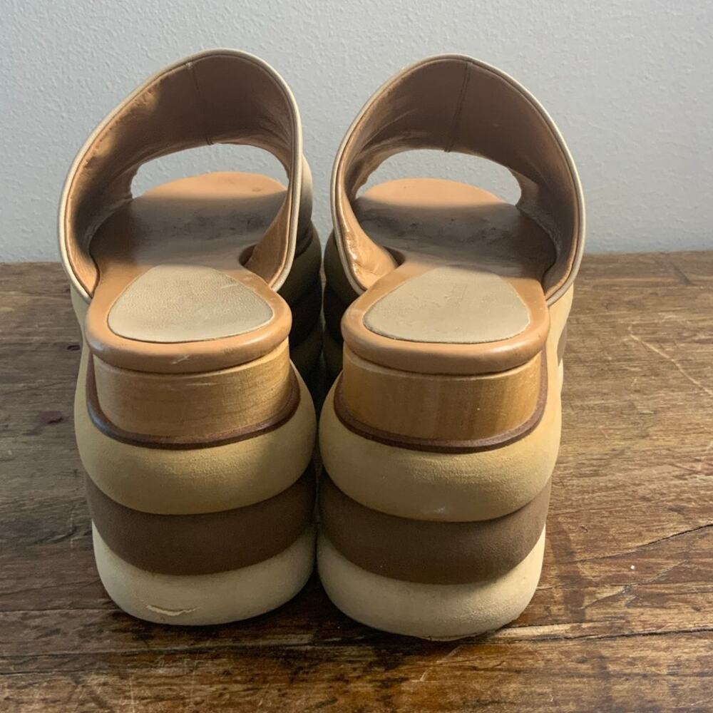 Paloma Barcel Platform Wedge Slides Size 40 - image 6